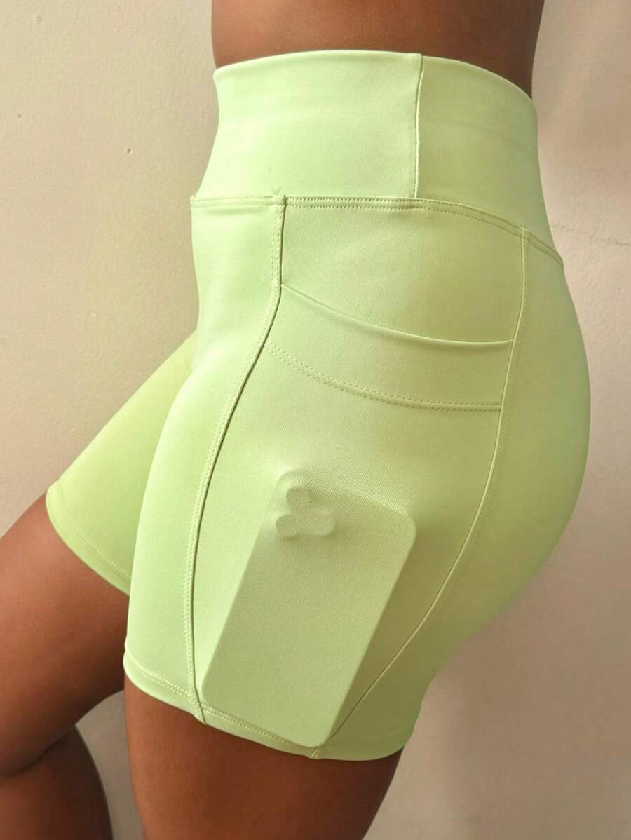 Polyamide Shorts With Pocket, Zero Transparency.