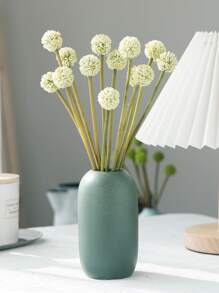 Artificial Dandelion Flower, Artificial Dandelion Flower Ball Plant, Artificial Ball Chrysanthemum, Plastic Flower Shrub Fake Grass Wedding Indoor Outdoor Home Garden Balcony Centerpiece Home Office Coffee House Party