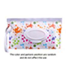 1pc Baby Wet Wipes Packaging Bag, EVA Waterproof Tissue Holder With Window, Portable For Outdoor Use, Random