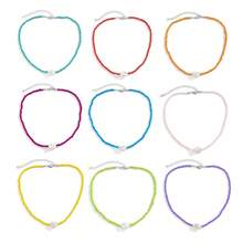 1pc Elegant Colorful Beaded Asymmetrical Baroque Pearl Bohemian Necklace For Women, Suitable For Summer Holiday Beach Travel Wear - Baroque Pearl Beaded Necklace - View 6