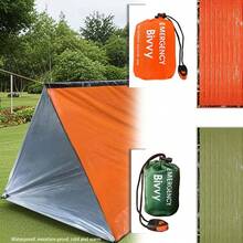 Outdoor Camping Thermal Blanket, PE Aluminum Foil Emergency Sleeping Bag, Simple Insulated Survival Sleeping Bag
