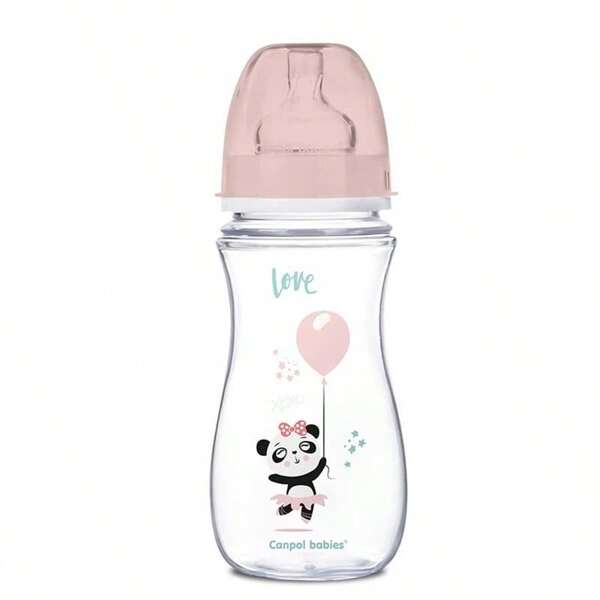 Canpol Babies Biberón Anticólicos " EasyStart" 240 ml. Canpol-Rosa