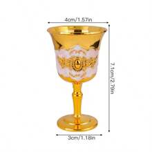 1pc Rose Floral Stem Glass, Suitable For Wine, Juice, Beverage, Water, Champagne At High-End Restaurants, Bars And Home, Multi-Color Options, Decorative Tabletop Glassware