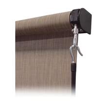 Keystone Fabrics Premium Outdoor Roller Patio Sun Shade 10ft Wide (Gray) - Zion - View 2