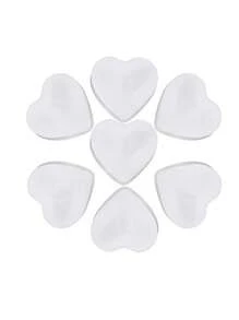 1/4 piezas Forma de corazón blanca de espuma - Es muy adecuada para bodas, cumpleaños y hornear de forma creativa, y se puede usar como material para manualidades. Para decoraciones de boda, decoración del hogar, decoración de la sala de estar, arreglos florales artificiales y frescos, varios proyectos de manualidades para el hogar y decoraciones artísticas. Es aplicable para decoraciones en el Día de San Valentín, el Día de la Madre, el Día del Padre y las ceremonias de graduación. Regalo