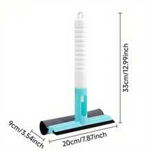 Professional 4-In-1 Multi-Surface Cleaning System With Detachable Sprayer & Microfiber Pads - Heavy-Duty Window Squeegee For Car/Bathroom/Kitchen Glass, Compact Design With Hanging Hook