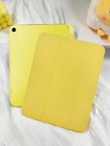 1个透明黄色亚克力保护壳，兼容iPad A16（第11/10代）、Air 11/13、M3（2025）、Mini 7 A17、Pro（2024）、Air 11/13、M2（2024）、Pro 11/13、M4（2024）、Pro 12.9（第7/8/9代）、10.2（第10代）、Air 4/5、10.9、Pro 11（第4/5/6代）、Mini 6。孔位和笔槽位置可能因型号而异。随机两种纹理。使用前请撕掉保护膜。 - 檸檬黃 - 查看 4