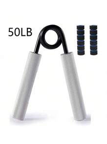 Pince de préhension en métal de 50 à 350 lb, outil d'entraînement de force des mains et des poignets pour hommes, renforçateur de doigts en acier à ressort, équipement de fitness pour accessoires de salle de gym à domicile, sport, gym, exercice à la maison