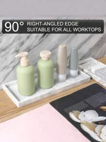 1pc/2pcs Rectangular Silicone Jewelry Tray, Bathroom Vanity Countertop Decoration Organizer Tray, Suitable For Bathroom Bathtub Placement, Perfumes, Aromatherapy, Kitchen Spice Bottle Rack, Jewelry Display Stand, Cosmetics & Skincare Glass Key Holder, Soap Dish, Sink Sponge Storage, Bathroom Cabinet, Bathroom Accessories, Home Decor Bathroom Decor Fall Decor Back To School