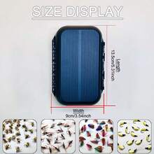 مجموعة 114 قطعة مع صندوق الذباب تشكيلة نمف ستريمر ، خطاطيف الصيد بالذبابة للسمك الأسمر والتروت والسلمون والشبوط ، طعم صيد الذبابة - مصنوع من ريش اصطناعي وراسن - متعدد الألوان - مشاهدة 3