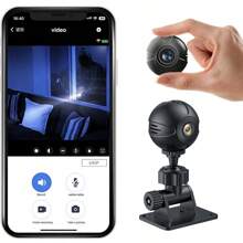 Mini cámara de seguridad WiFi con visión nocturna y detección de movimiento HD Mini DV con batería Cámara WiFi portátil Batería 200mAh 1080P