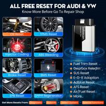 KINGBOLEN KINGBOLEN Soloscan For AUDI Professional Full System Diagnostic Scanner With Advanced Functions, OBD2 Bluetooth Connection, Lifetime Free Upgrades