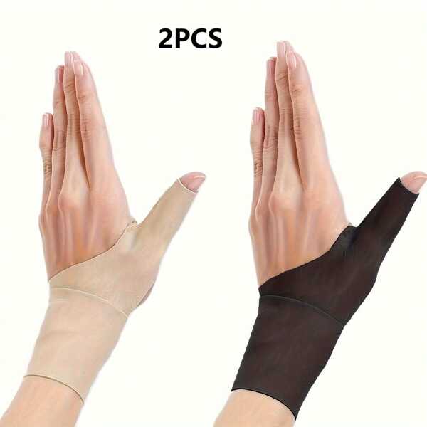 2 pezzi Nuovo protettore per dita e polso, traspirante e regolabile, per tenere caldo durante il quotidiano, bendaggio compressivo anti-distorsione per il polso, regalo perfetto per San Valentino, compleanni e festa della mamma, accessori per fascia da polso in palestra