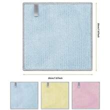 4pcs/8pcs/12pcs Double-Sided Non Greasy Coconut Shell Cleaning Cloth, Reusable Dry Wet Dual-Use Cleaning Cloth, Kitchen Absorbent Cleaning Cloth, Used For Cooking Utensils, Sinks, Tableware, And Stove Surfaces,