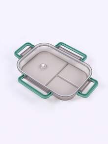 1件装双层饭盒密封办公室隔间饭盒可微波炉加热学生午餐盒