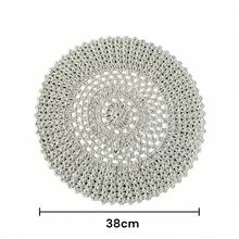 Sousplat Vezinho Placemat 38cm Handmade Crochet