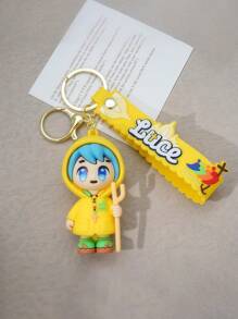 Pilgrim Pendant Keychain - The Vatican's 2025 Jubilee Year Mascot, Creative Cartoon Style (Random Keychain Style)