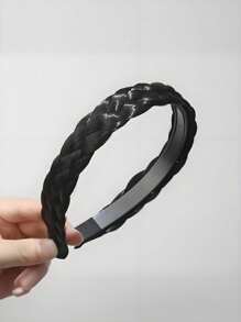 2025 New Twisted Braid Wig Hair Band | Voluminous High Crown Design + Fishbone-Braided Accent | Stylish Headband For Looks & Glamorous Events Hairband Hair Hoop