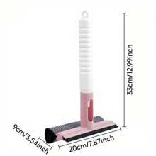 Professional 4-In-1 Multi-Surface Cleaning System With Detachable Sprayer & Microfiber Pads - Heavy-Duty Window Squeegee For Car/Bathroom/Kitchen Glass, Compact Design With Hanging Hook