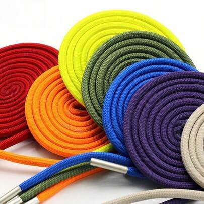 1pc Of Advanced Men And Women Pants Belt, Round Sports Pants Drawstring Belt, Accessories For Sweatshirt And Hat, Cord For Wearing