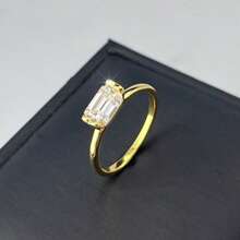 LOVESSOM 925 Silver 1 Carat Moissanite Fashion Retro Wedding Ring, Suitable For Christmas, Thanksgiving, Valentine's Day, Men And Women Couples, Daily And Wedding Wear, Proposal Wear And Gift