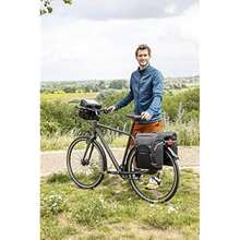 Sports Double Racktime Pannier Bag Black, 32L - Black - View 7