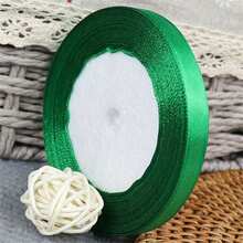 10 sztuk/1 opakowanie Kolorowa satynowa wstążka, 25 jardów/1 cm (0,39 cala) szerokości, wstążka do rękodzieła DIY, pakowanie prezentów, impreza, wesele, dekoracja świąteczna, kokarda - Wielokolorowe - Zobacz 17