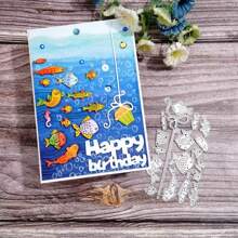 Ocean Fish Shell Die Cuts For Card Making, Fish Metal Cutting Dies, Shell Metal Die Cutting Mold, Scrapbooking Dies, DIY Etched Embossing Stencil For Crafts