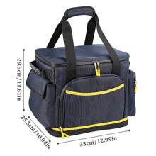 1pc Simple Style Large-Capacity Portable Waterproof Mobile Power Tool Storage Bag, A Variety Of Items Storage Bag, Very Suitable For Wild Camping, Out Of The House Use, Long-Distance And Short-Distance Travel Use, Holiday Gifts