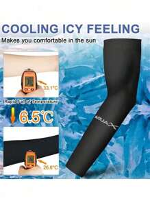 4Pairs/1Pair Men And Women UV Protection Cooling Arm Sleeves For Women Men, Long Sunblock Protective Cycling Arm Cover