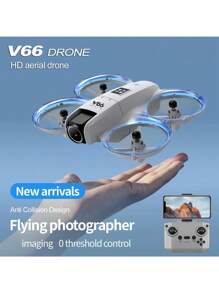 Drone Quadricóptero Dobrável com Controle Remoto