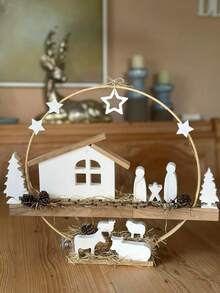 3件套祈祷饰品硅胶模具DIY简易家居装饰饰品石膏模具手工艺品制作环氧树脂铸造模具 - 白色 - 查看 7