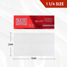 Papel de fumar, Papel de fumar (70MM/2.76in) - 50 libritos con 50 papeles por librito