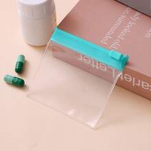 7 件/1 件 PEVA 便携式拉链药袋，可重复使用药盒，用于存放药丸/药片，防水密封，波西米亚风 - 彩色 - 查看 15