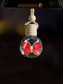 1 件汽车吊饰金属蝴蝶香水瓶空瓶汽车后视镜吊饰 - 均碼 - 查看 13