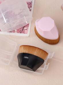 1/2 pezzi di Pennello Magic Foundation Powder nr. 55 con scatola, pennello a petalo, set di pennelli per il trucco, set di pennelli trucco portatile, strumenti di bellezza per il trucco