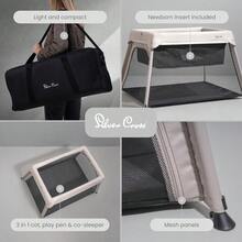 Slumber 3-In-1 Travel Cot - Travel Cot/Crib - Baby Travel - Compact Travel System - Carbon - Carbon - View 9