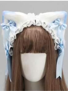 3/Pcs 1Pc New Cute Headgear, Lolita Dress-Up, Party, Travel Fashion Accessories, Hair Accessories, Transformation Into A Small Animal Cat Ears Hairpin, Gift For Girlfriend Halloween Costume