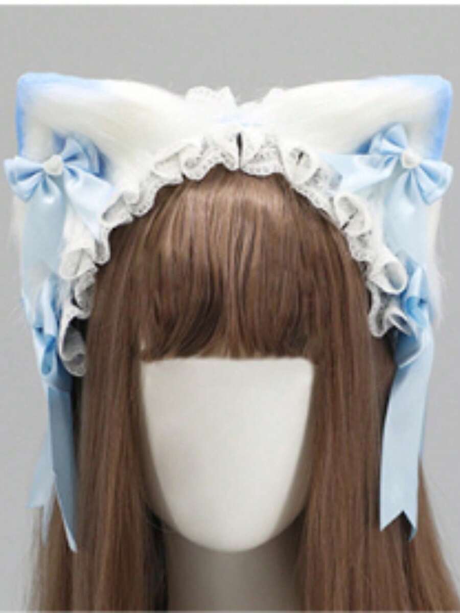 3/Pcs 1Pc New Cute Headgear, Lolita Dress-Up, Party, Travel Fashion Accessories, Hair Accessories, Transformation Into A Small Animal Cat Ears Hairpin, Gift For Girlfriend Halloween Costume