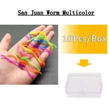 Fishing Trout Fly Fishing Flies - San Juan Worm Power Bead 1 Dozen Wet Nymph Fly Fishing Flies -5-10-20Pcs