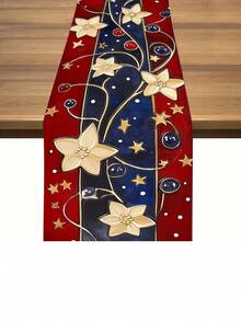 1pc Nordic Style Table Runner, Home Decor, Suitable For Festivals/Restaurants/Cafes, Multiple Sizes Available - Multicolor - View 2