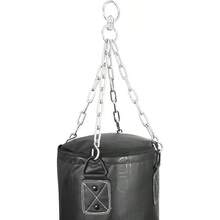 CROSS Filled 3ft 4ft, 5ft Boxing Punch Bags With Gloves, Chain & Wall Bracket - Black - View 3