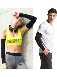 4Pairs/1Pair Men And Women UV Protection Cooling Arm Sleeves For Women Men, Long Sunblock Protective Cycling Arm Cover