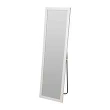 Well Home 25.2 X 125.2 Cm White Floor Mirror With Metal Stand. Free Shipping Within 24/72 Hours. - White - View 1