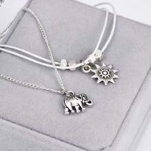 New Style Elephant-Shaped Ankle Chain For Women - Silver - View 12