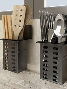 1pc White Bathroom Wall Mounted Storage Rack With Black Frame, Transparent Space-Saving Organizer For Toothbrush, Toothpaste, Comb And Cosmetics