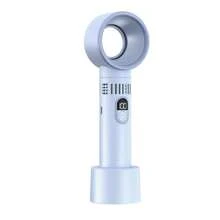 1 pieza Secador de pestañas recargable por USB con ventilador de mano inalámbrico con 5 velocidades de viento, adecuado para extensiones de pestañas