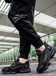 Zapatos de trabajo con puntera de acero ligera, zapatillas de trabajo con botón giratorio de fácil uso, botas de trabajo transpirables, zapatos de trabajo deportivos para hombres, botas de trabajo, zapatos de trabajo con puntera de acero, botas de trabajo antihinchapiés para hombres, zapatillas de trabajo con puntera de acero para hombres