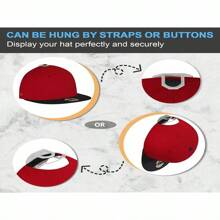 24PCS/10/5/1PC Adhesive Hat Hooks, Suitable For Walls, Sturdy Hat Hook Storage Rack, Simple Home Decoration Hat Rack Display Rack, No Drilling Required, White