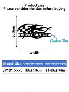 1pc Personalized Black & White Checkered Racing Flag - Custom Name, Home Decor Art Piece, Suitable For Race Car Party Decoration, Sports Event Decoration, Racing Themed Party, Birthday Party, Ideal Personalized Gift For Friends, Family, Dad, Mom, Room Decoration, Bedroom Decor, Home Decor, Wall Art - Black - View 14